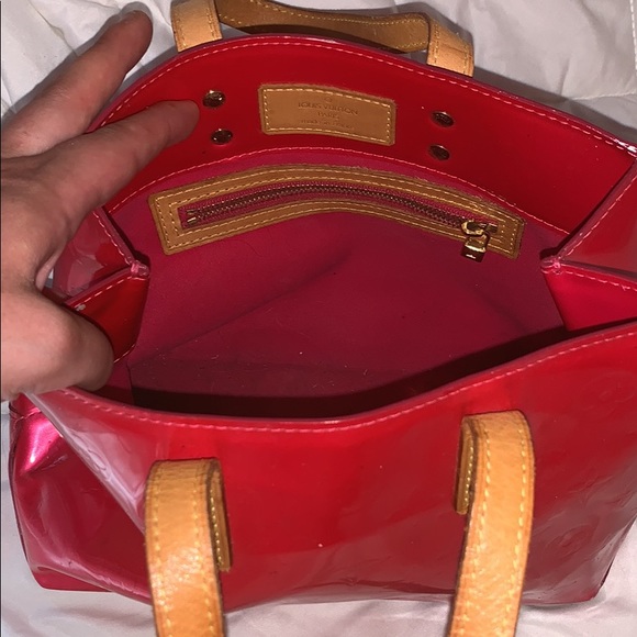 Authentic Pink Vinyl Louis Vuitton Mini Purse - Picture 2 of 4